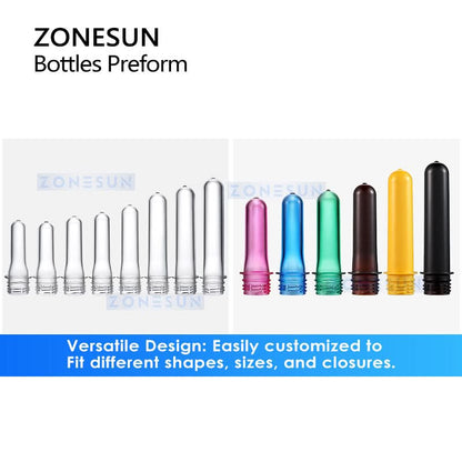 ZONESUN ZS-PCO1080 28mm PET Bottle Preforms for Blow Molding