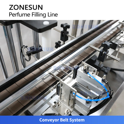 ZONESUN ZS-FAL180X11 Automatic Perfume Bottle Filling Crimping Line for Fragrance Production