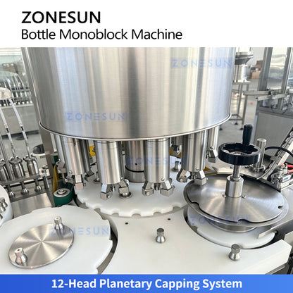 ZONESUN ZS-KGFX32 Automatic PP Bottle Air Washing Filling and Capping Monoblock Machine