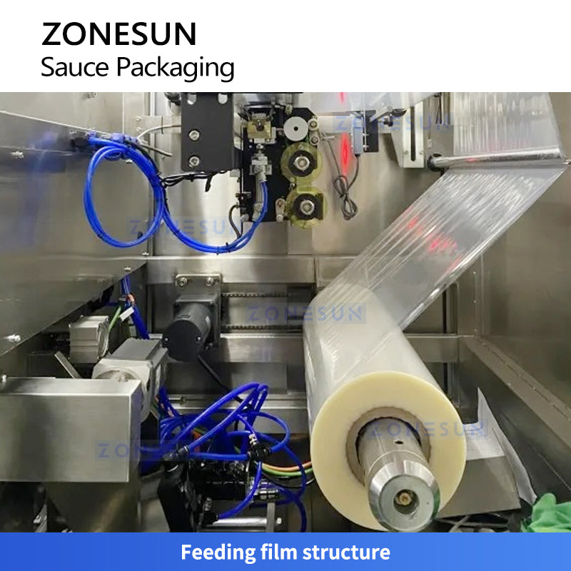 ZONESUN ZS-MGZ630 Automatic Sauce Filling Machine for Food & Liquids