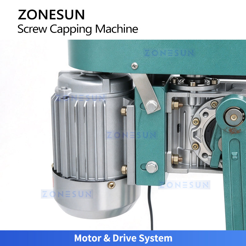 ZONESUN ZS-YG60B2 Semi Automatic 28mm Screw Cap Bottle Capping Machine Adjustable Torque Cap