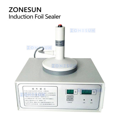 ZONESUN ZS-FK500 Portable Magnetic Induction Foil Sealing Machine for 50–130mm Bottles
