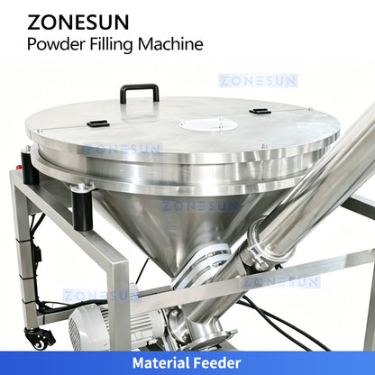 ZONESUN ZS-FM5A Automatic Powder Auger Filling Machine with Vibrating Feeder