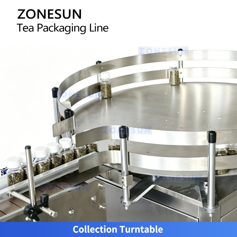 ZONESUN ZS-FAL180X15 Tea Weighing, Filling & Multi-Cap Capping Machine Production Line