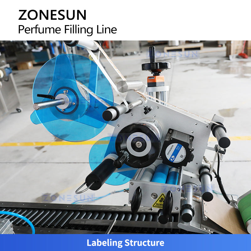 ZONESUN ZS-FALU7 Automatic Small Bottle Filling Capping Labeling Machine for Liquids