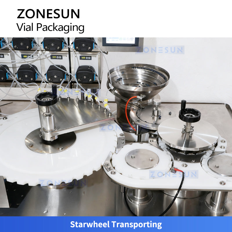 ZONESUN ZS-AFY1 Automatic Vial Packaging Machine with Peristaltic Pump Filling and Stopper Inserting