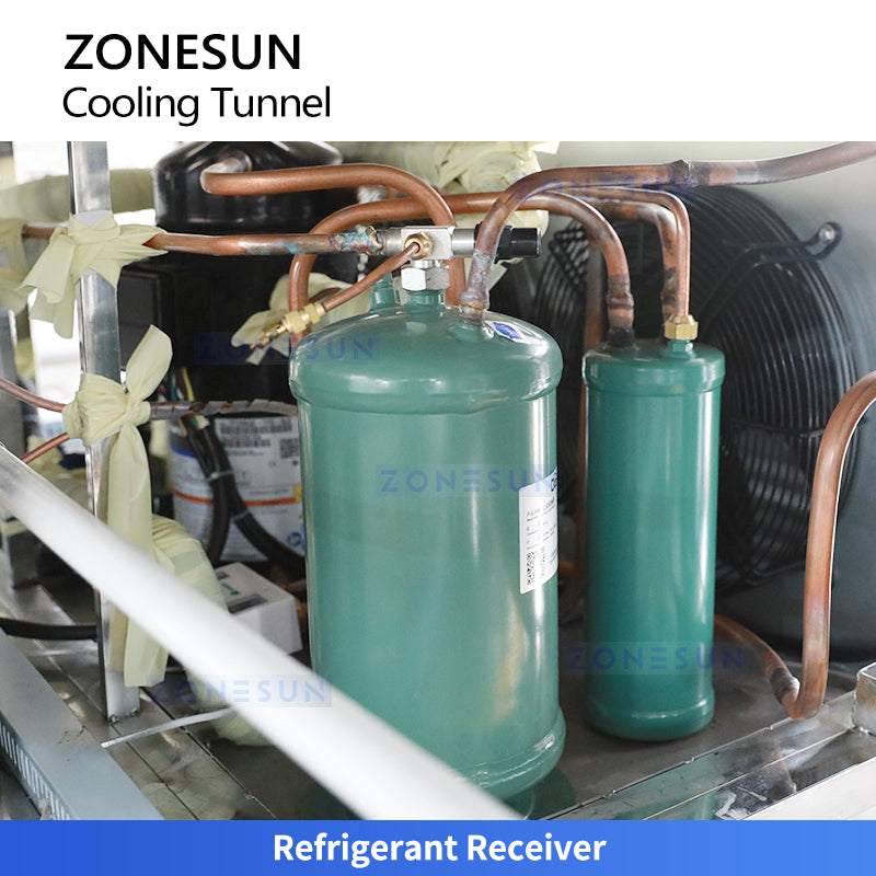 ZONESUN ZS-CT3 Industrial Cooling Tunnel with Reciprocating Conveyor