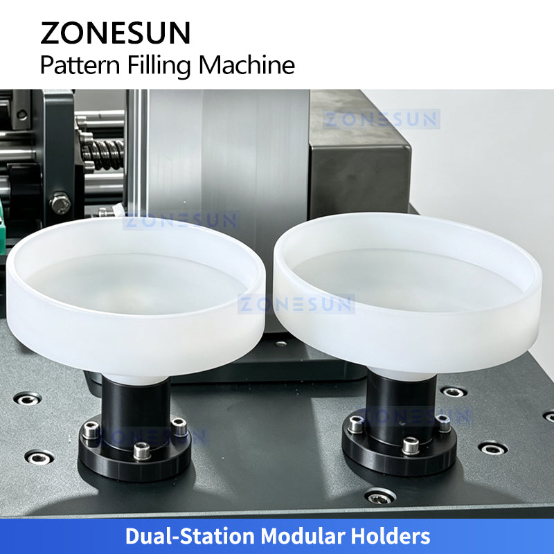 ZONESUN ZS-PGF5 Automatic Dual Head Piston Filling Machine for Cosmetic Cream Products