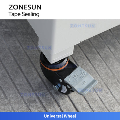 Efficient Packing: ZONESUN ZS-TFX6060 Ring-Type Automatic Carton Box Tape Sealing Machine