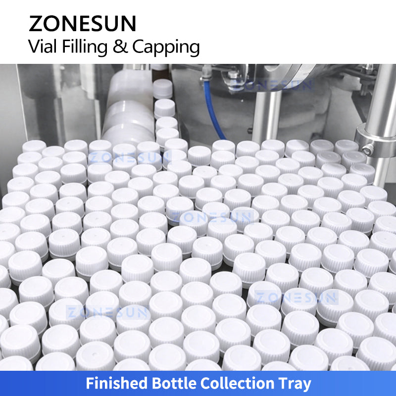 ZONESUN ZS-AFC39W High-Speed Automatic Collagen Drink Vial Air Rinsing Filling and Capping Machine