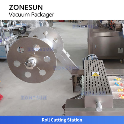 ZONESUN ZS-DLZ420 Automatic Vacuum Shrink Packaging Machine for Efficient Food & Medical Sealing