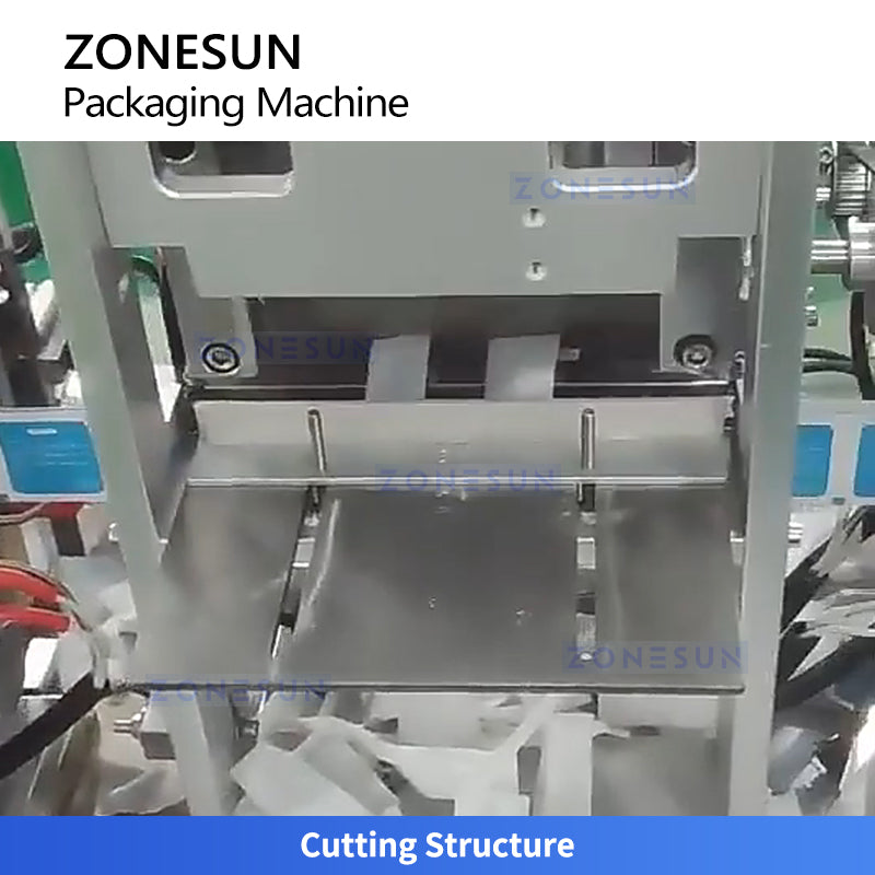 ZONESUN ZS-WZP4 Automatic 4 Side Seal Disposable Wipes Packing Machine For Sachet Wet Wipes