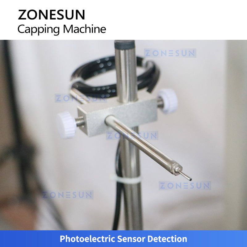ZONESUN ZS-XG16M Automatic Screw Capper Machine for Nozzle Tip Bottles Honey Sauce