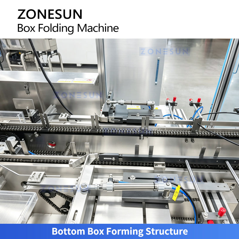 ZONESUN ZS-MSZH20L Automatic Mailer Box Folding Forming Machine with Vacuum Box Picking