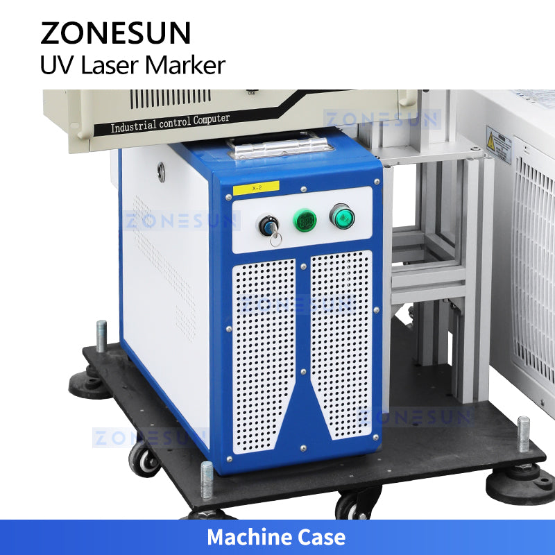 ZONESUN ZS-UVC2 Vision-Guided UV Laser Marking Machine for Glass, Plastic & Electronics