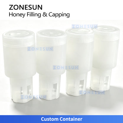 ZONESUN ZS-FSHS22 Automatic Honey Filling and Press Capping Machine for Viscous Liquids
