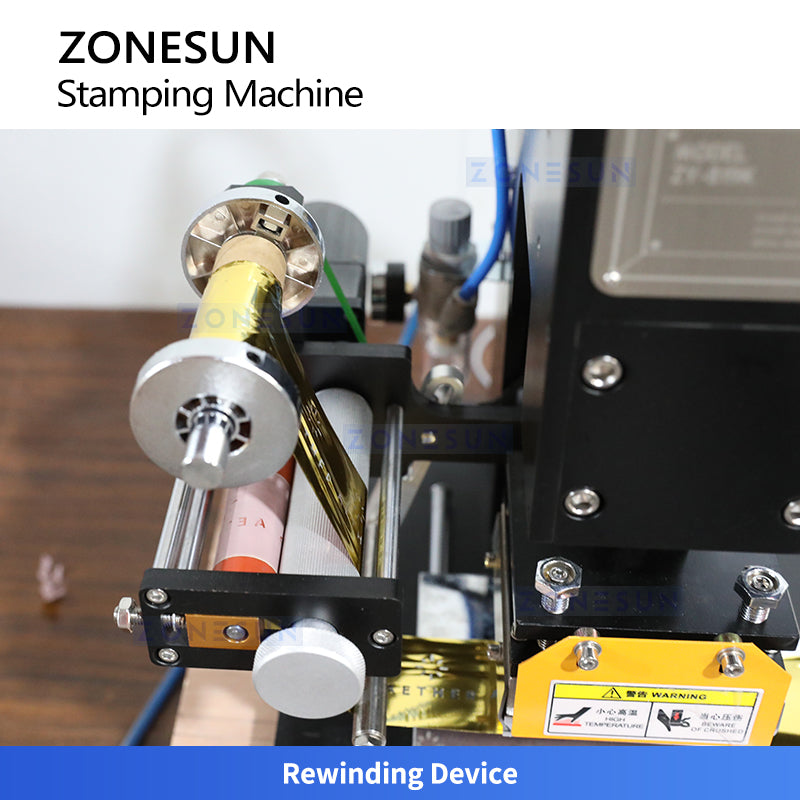 ZONESUN ZY-819K2 Hot Foil Stamping Machine for Leather, Paper, Plastic, and Wood Printing