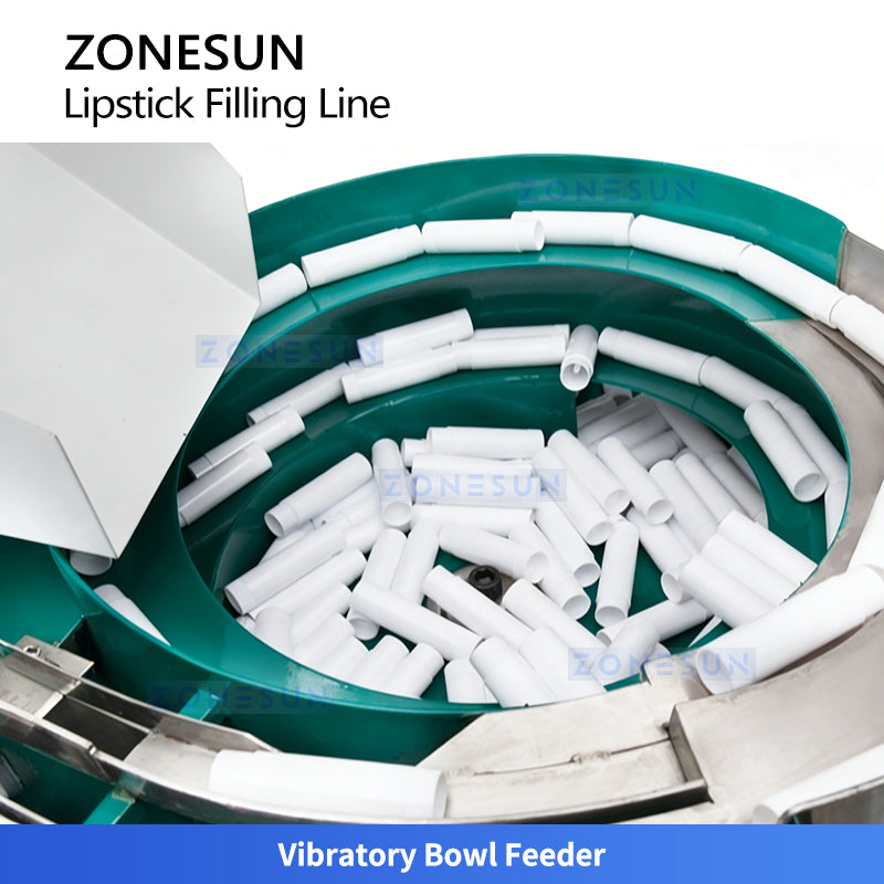 ZONESUN ZS-AFC6S Automatic Lipstick and Lip Balm Filling Line for Cosmetic Production
