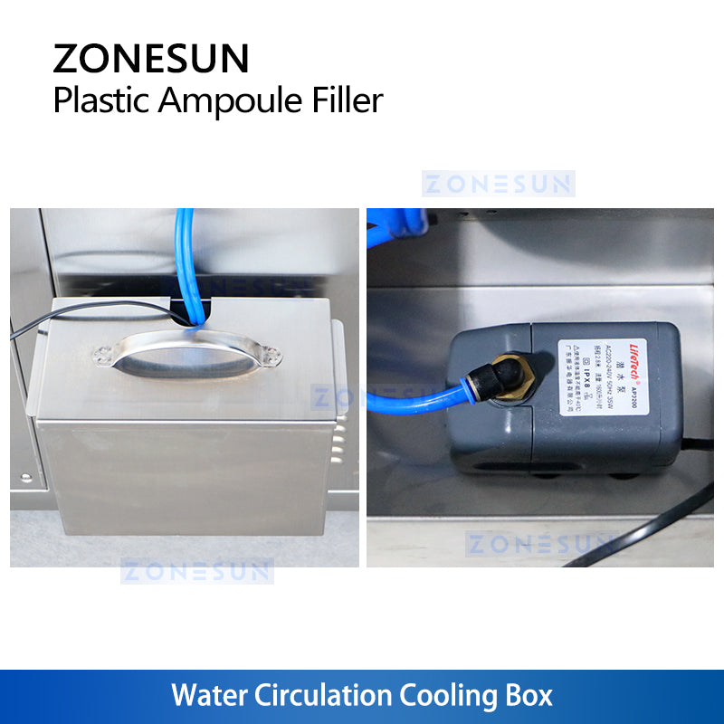 ZONESUN ZS-FS50U 4 Heads Ceramic Pump Sofu Tube Liquid Filling Sealing Machine