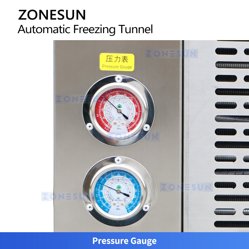 ZONESUN ZS-CTL1 Continuous Air-Cooling Freezing Tunnel for Cosmetics