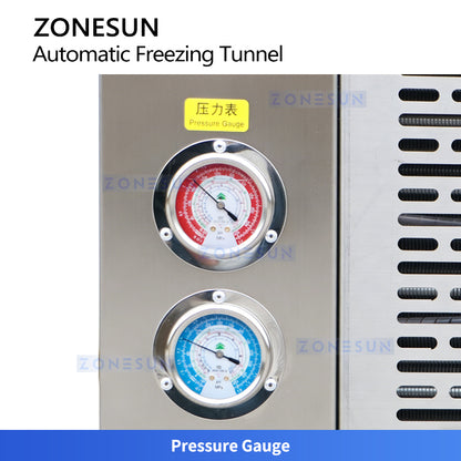 ZONESUN ZS-CTL1 Continuous Air-Cooling Freezing Tunnel for Cosmetics