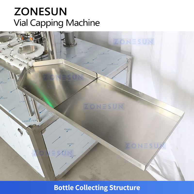 ZONESUN ZS-YG300 Automatic High-Speed Vial Capping Machine Pharmaceutical Lab Bottle Crimper
