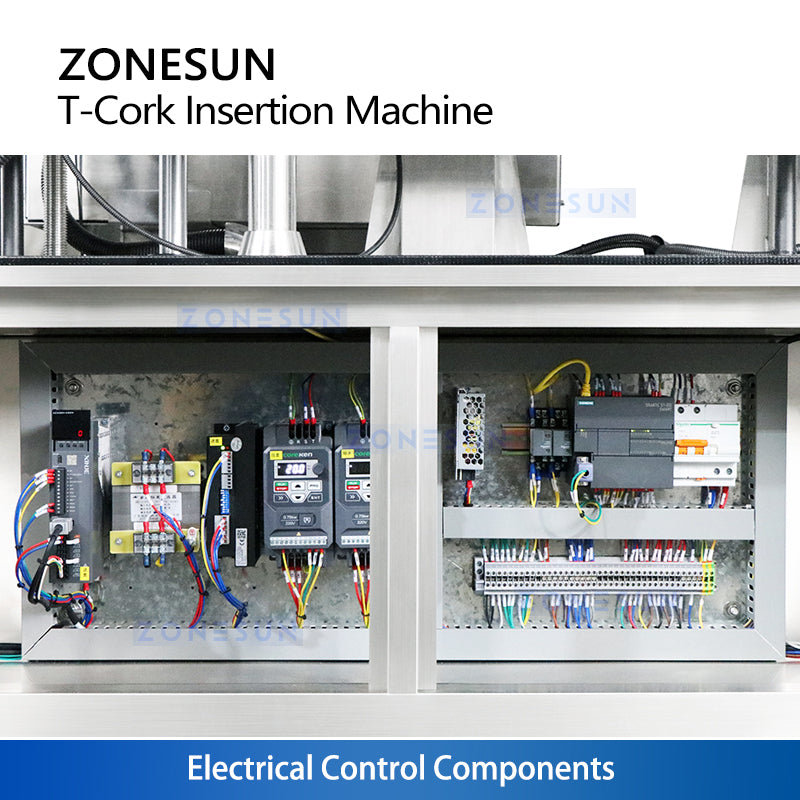 High Speed Tech: ZONESUN ZS-XG21U Automatic T-Shape Corker Machine for Whisky & Gin Bottle Stoppers