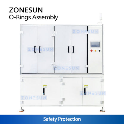 ZONESUN ZS-J0A02 Fully Automatic O-Ring Assembly Machine for valves, connectors & pumps