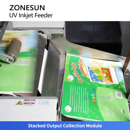 ZONESUN ZS-FYP6 Auto UV Inkjet Coding Machine for High-Resolution Printing on Labels, Cards, Tickets