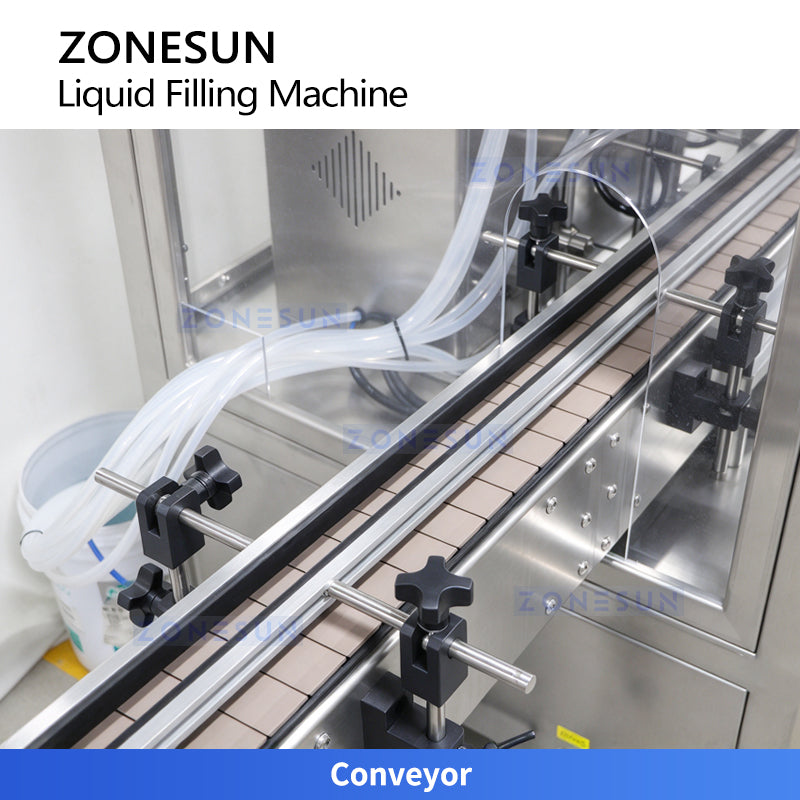 ZONESUN ZS-YTMP80D 8-Head Magnetic Pump Liquid Filling Machine with Suck-Back Nozzles