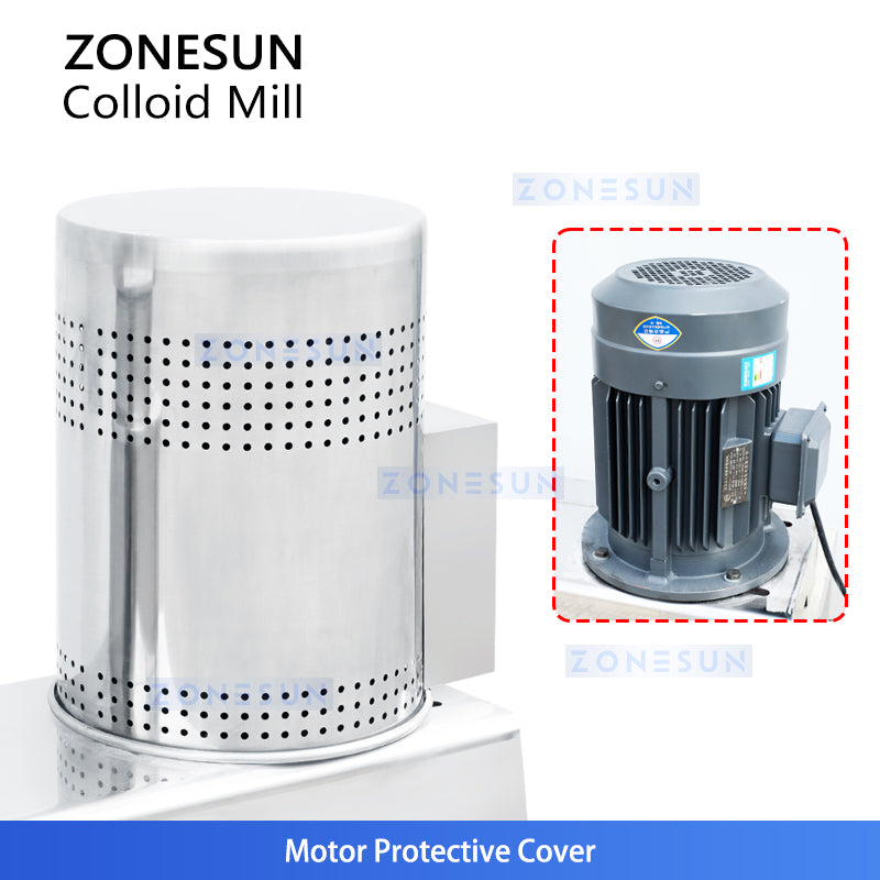 ZONESUN ZS-YM70 Industrial Peanut Butter Grinder Colloid Mill for Food Processing