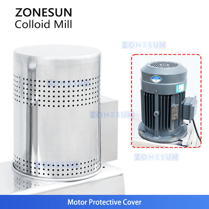 ZONESUN ZS-YM70 Industrial Peanut Butter Grinder Colloid Mill for Food Processing