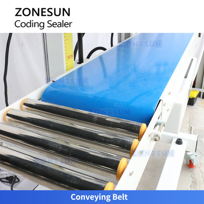 ZONESUN ZS-LWCSM2 Continuous Band Sealer with Inkjet Coding for Food and Chemical Bags