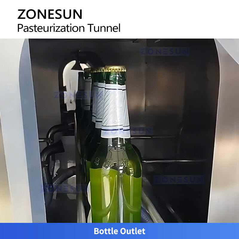 ZONESUN ZS-PM2 Tunnel Pasteurizer Machine for Bottled and Canned Beverage Sterilization