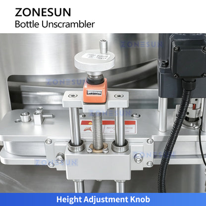 ZONESUN ZS-LP300 Automatic Bottle Unscrambler with Inverting System for Packaging Line