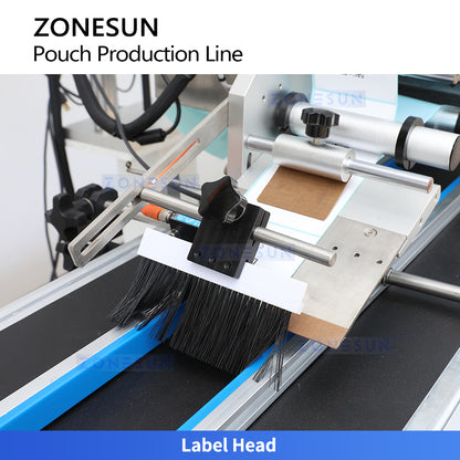 VFFS Tech: ZONESUN ZS-FSL220 Automatic Small Liquid Pouch Filling, Sealing & Print Labeling Line