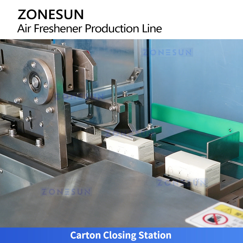 Full Automation: ZONESUN ZS-AFCL11 Car Air Freshener Filling Capping and Cartoning Production Line