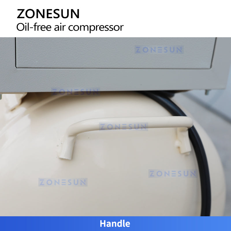 ZONESUN ZS-AC100L 100L Oil-Free Silent Air Compressor with Copper Motor