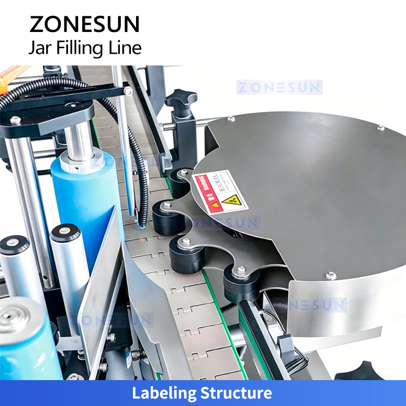 ZONESUN ZS-FAL180V9 Automatic Jam Sauce Filling and Vacuum Capping Line