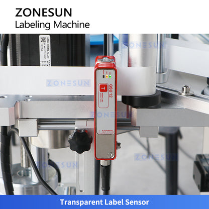 ZONESUN ZS-TB833F Automatic Four-Corner Tamper-Evident Labeling Machine for Cosmetic Boxes