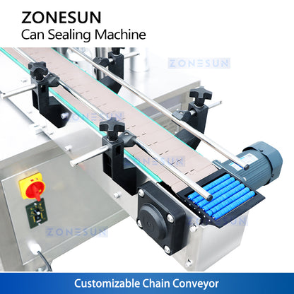 ZONESUN ZS-AFK300 Automatic Can Sealing Machine Can Seaming Machine Tin Sealer