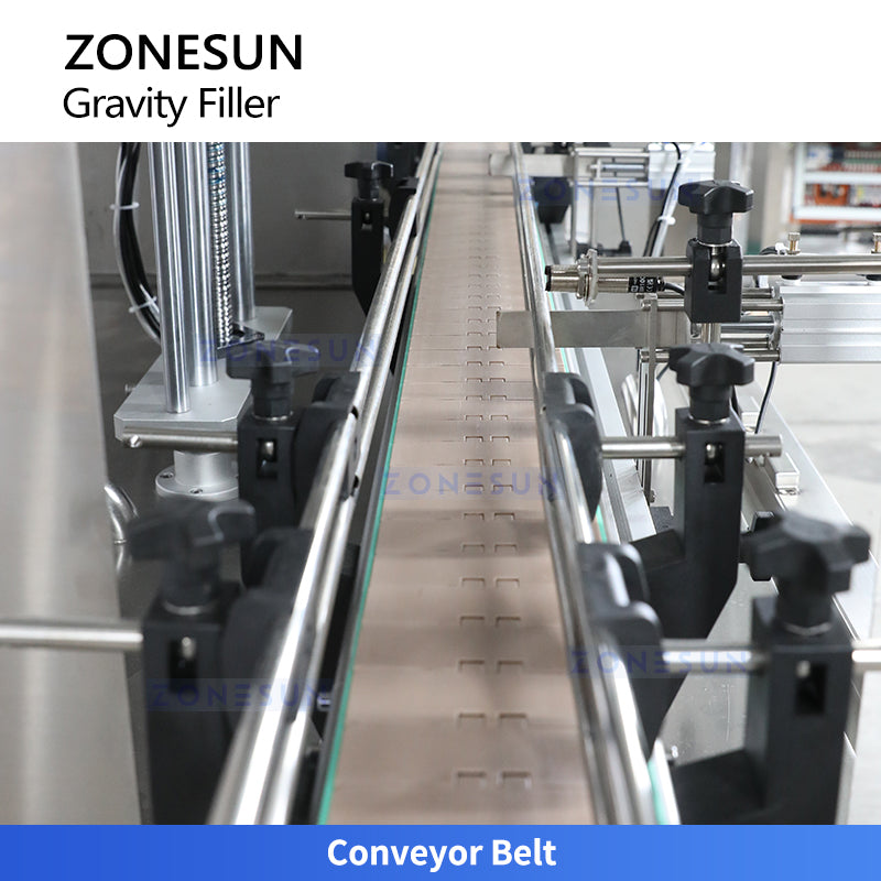 ZONESUN ZS-YT8T-8ZL 8-Head Gravity Filling Machine with Servo Diving Nozzles