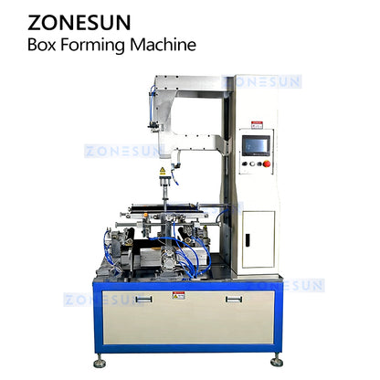 Luxury Packaging: ZONESUN ZS-MS320A Semi-Automatic Rigid Drawer Box Forming & Wrapping Machine