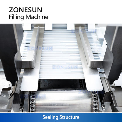 ZONESUN ZS-FSHS21 Honey Straw Filling and Sealing Machine for Syrup and Viscous Liquids