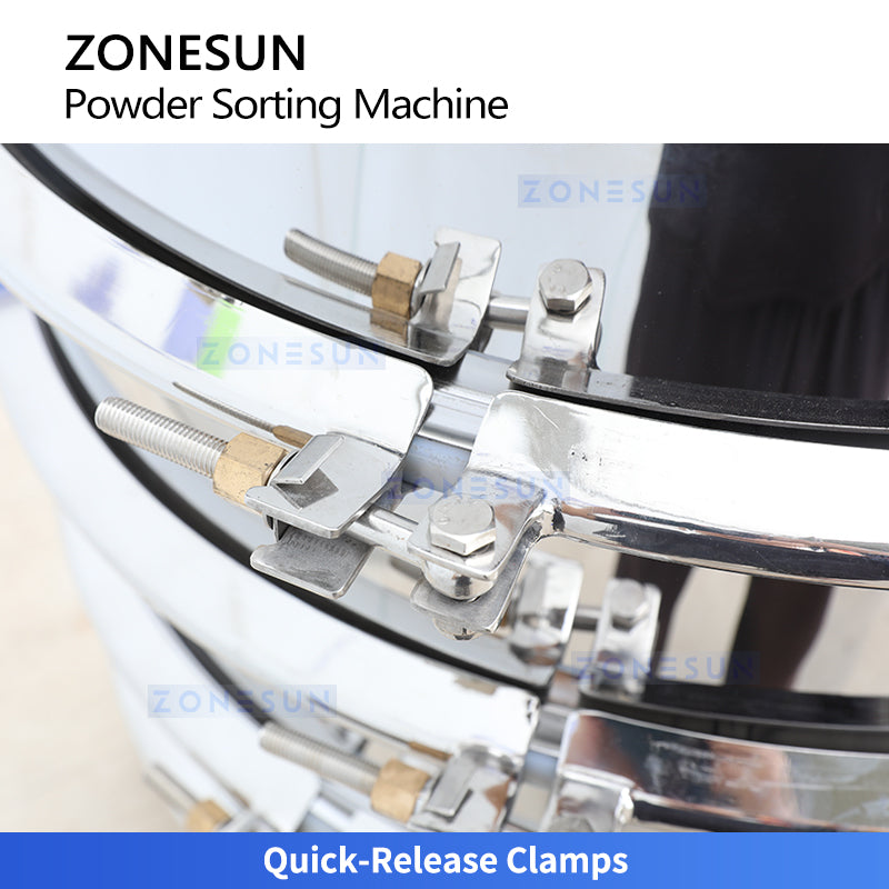 ZONESUN ZS-ZDS800 Multi-Layer Vibratory Powder Screening and Sorting Machine with Multiple Discharge Outlets
