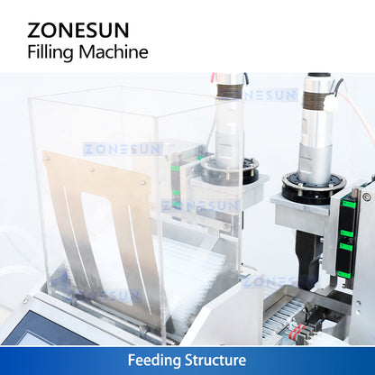 ZONESUN ZS-FSHS21 Honey Straw Filling and Sealing Machine for Syrup and Viscous Liquids