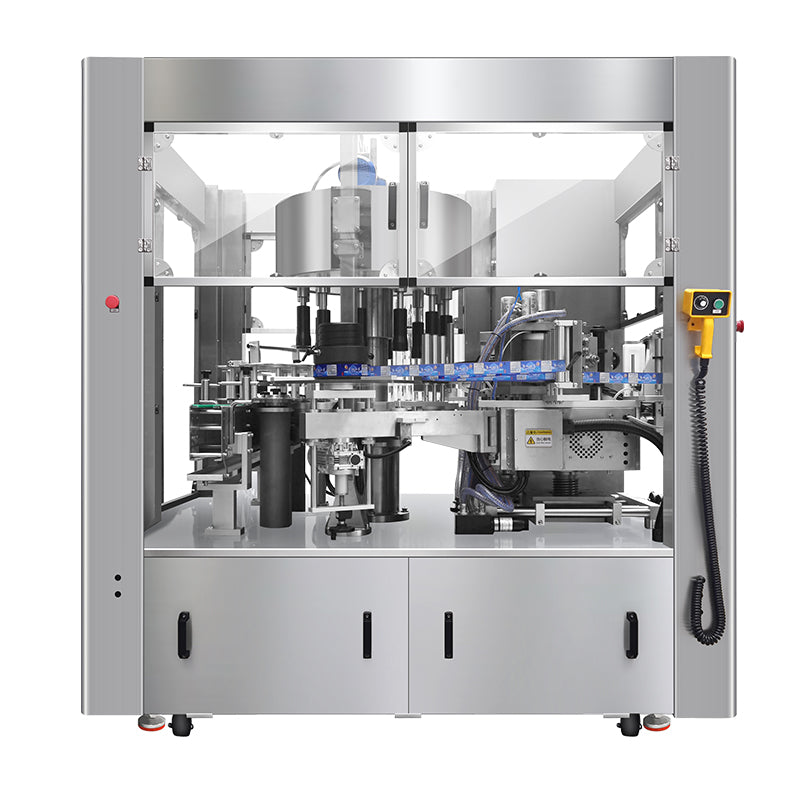ZONESUN ZS-CYXR12 Automatic Hot Melt Glue Film Round Bottle Labeling Machine