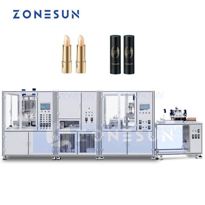 ZONESUN ZS-LPL01 Full Automatic Lipstick Packaging Line