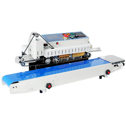 ZONESUN ZS-FR1800P Band Sealer with Inkjet Printer Bag Sealing Machine