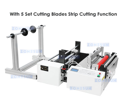 ZONESUN ZS-DBC300 Semi-automatic PP PE Bubble Film Wrap Sheet Cutting Machine